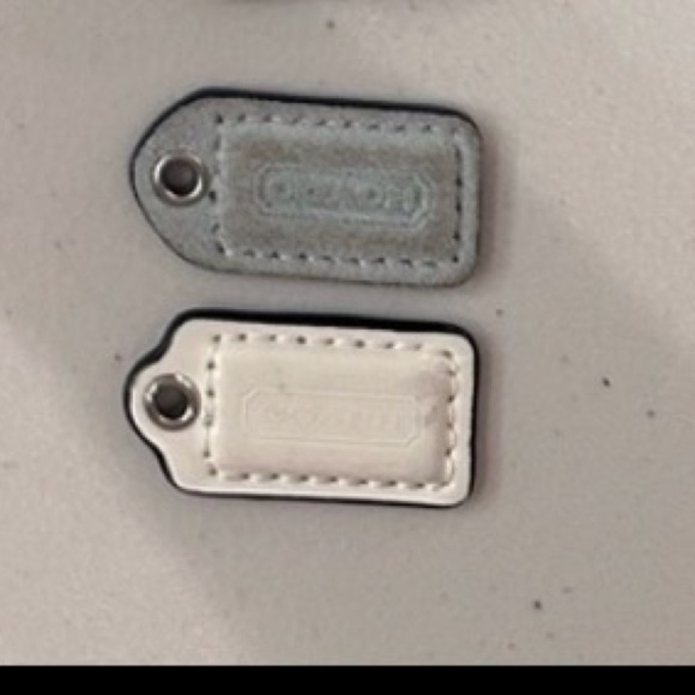 Coach Leather Hang Tags Set